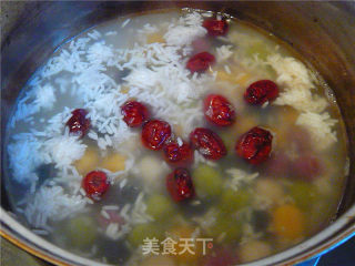 Colorful Glutinous Rice Balls with Lees recipe