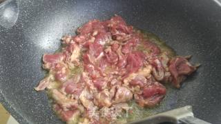 Stir-fried Beef with Radish recipe