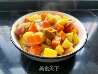Curry Beef with Potatoes recipe