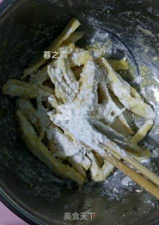Fried King Pleurotus recipe
