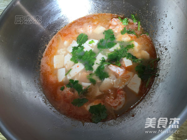 Shrimp Tofu Soup recipe