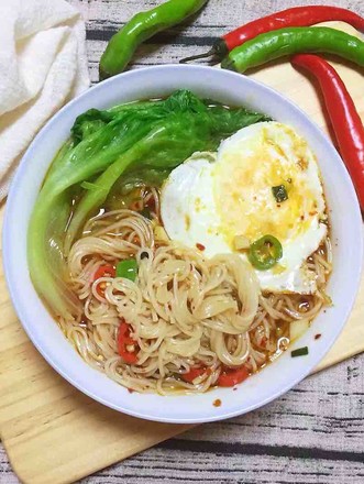 Hot and Sour Noodle Soup recipe