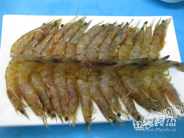 Microwave Garlic Open Back Shrimp recipe