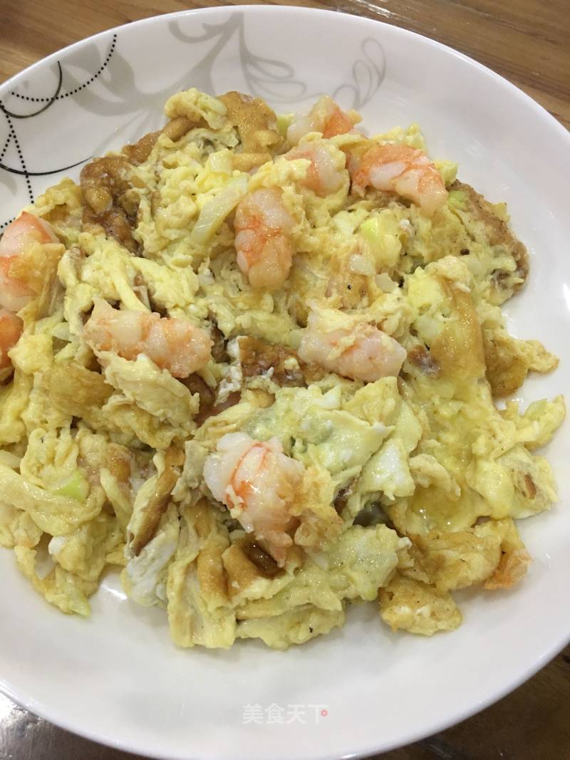 Scrambled Eggs with Shrimp recipe