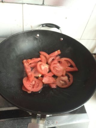 The Simple and Fresh Version of Tomato Egg Soup is Not Greasy recipe