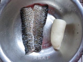 Sweet and Sour Fish with Radish recipe