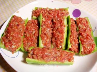 Meat Stuffed Peppers recipe