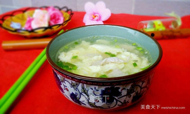 Pork and Egg Drop Soup recipe