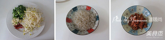 Fried Noodles with Bean Sprouts and Pork recipe