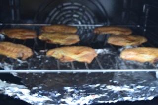 Roasted Wings with Honey Mochi recipe