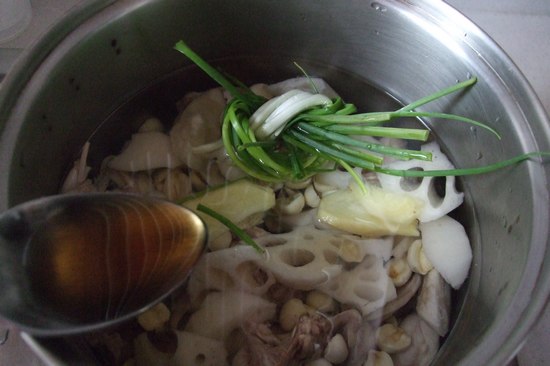 Quail Lotus Root Soup recipe
