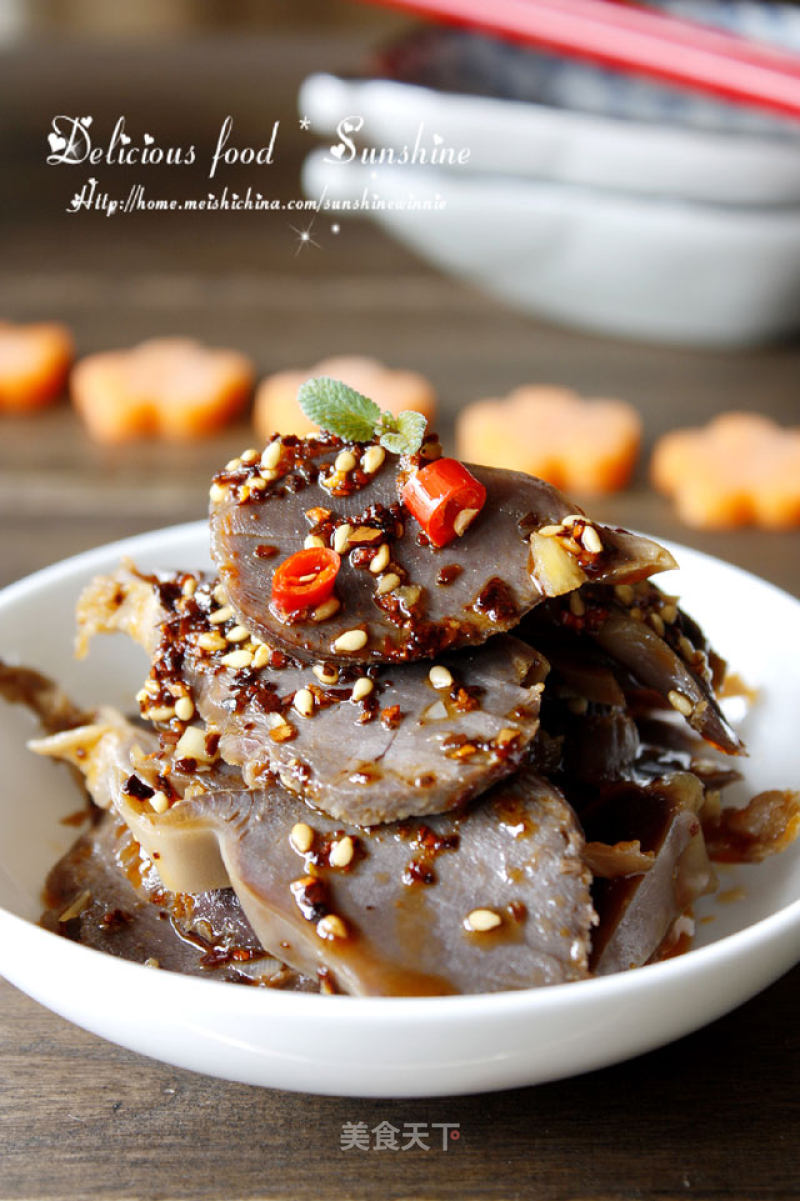 Popular, Delicious and Simple to Make-----spicy Duck Gizzard with Cold and Spicy Sauce recipe