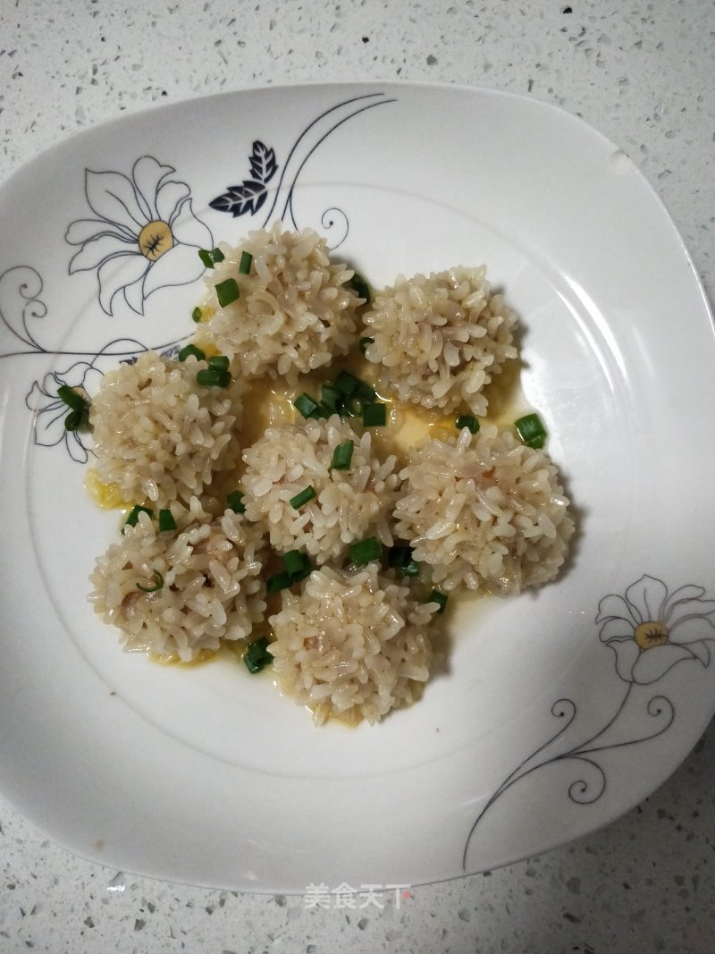Glutinous Rice Meatballs recipe
