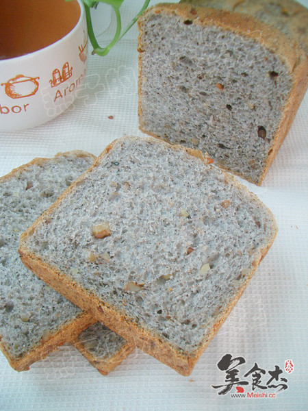 Black Sesame Walnut Toast recipe