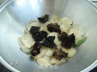 Fried Pleurotus Eryngii with Fungus recipe