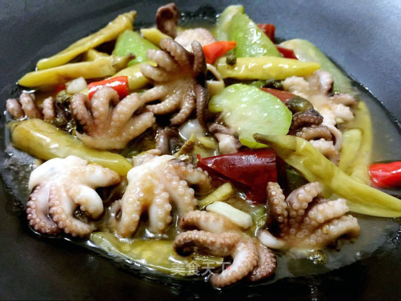 Pickled Pepper Octopus recipe