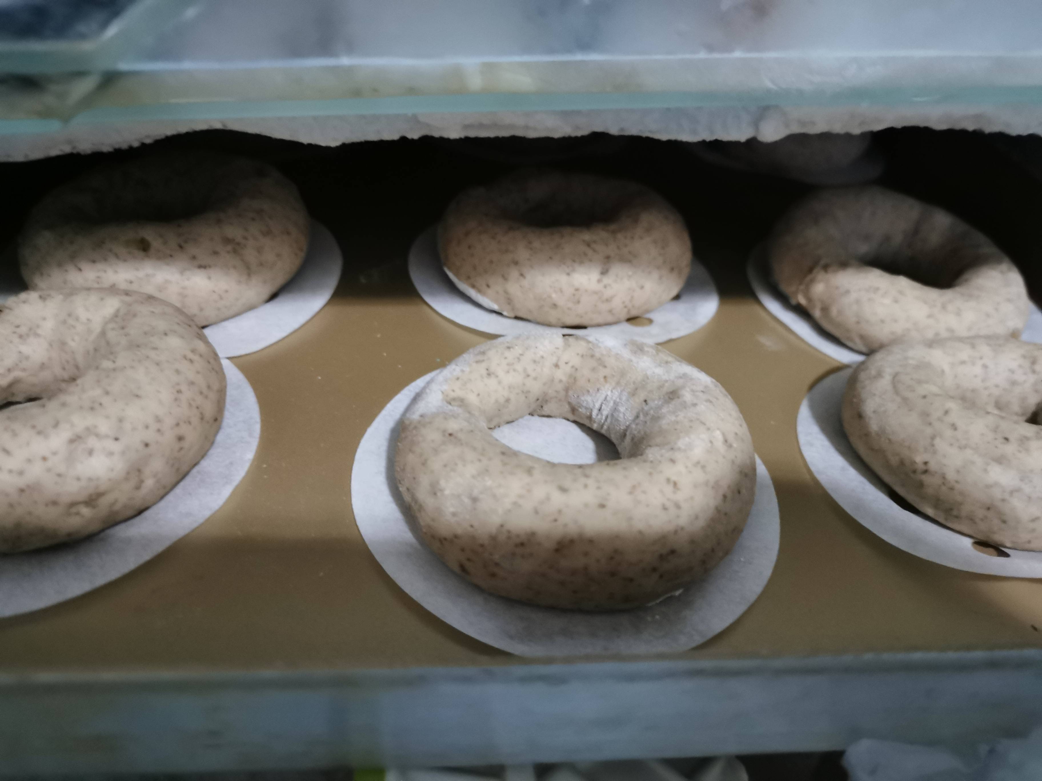 Oil-free Coffee Walnut Bagels recipe