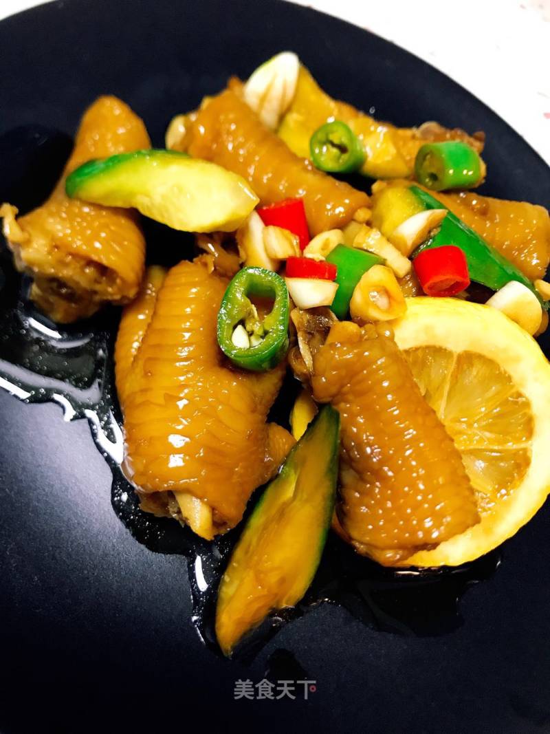 Ecstasy Hot and Sour Chicken Feet recipe