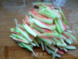 Garlic Watermelon Peel recipe