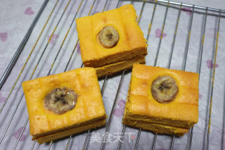 【taizhou】banana Pumpkin Chiffon Cake (low Sugar and Low Oil) recipe