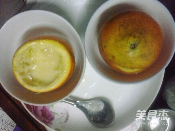 Orange-flavored Egg Custard recipe