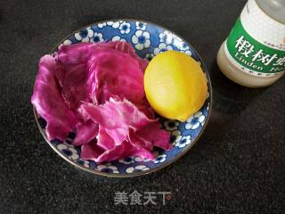 Purple Cabbage Lemon Juice recipe