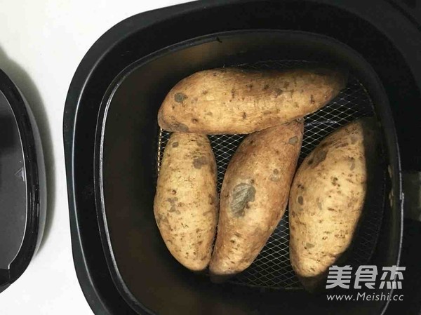 Air Fryer Version Roasted Sweet Potatoes recipe