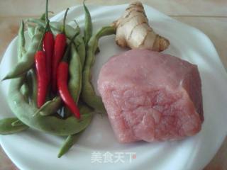 Stir-fried Pork with String Beans recipe