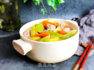 Stewed Pork Trotters with Three Vegetables recipe