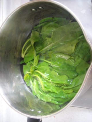 Favorite Red-faced Egg-sesame Peanut Spinach recipe