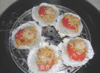 Steamed Scallops with Garlic Vermicelli recipe