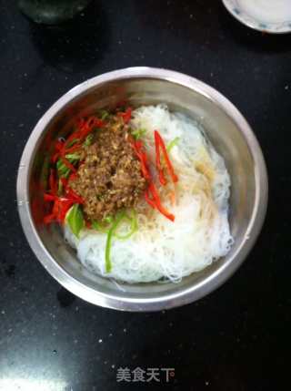 Bell Peppers Mixed with Vermicelli recipe