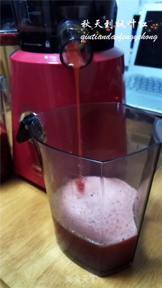 #trustzhimei#freshly Squeezed Strawberry Juice recipe