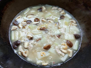 Winter Melon and Mushroom Soup recipe