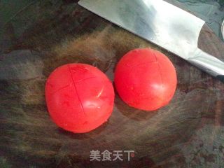 Tomato Minced Soy Soup recipe