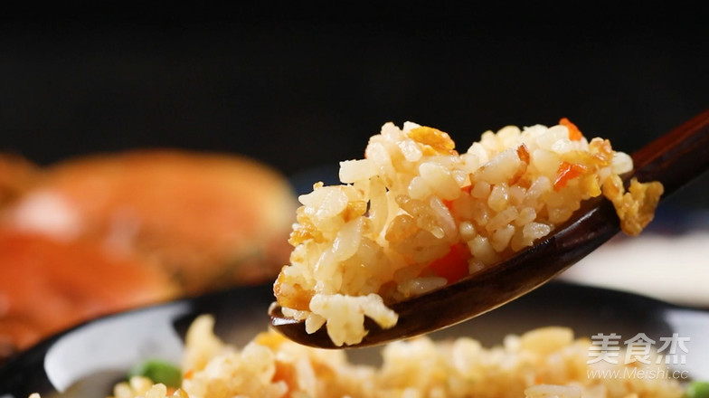 Cute Rice Ball & Crab Roe Fried Rice recipe