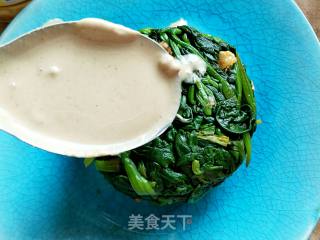 Spinach in Sauce recipe