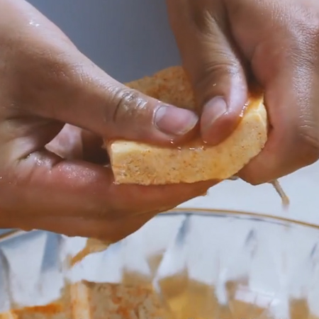 Finger Sucking Frozen Tofu recipe