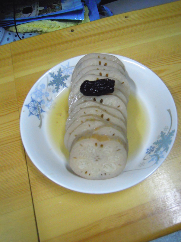 Chrysanthemum Fragrant Glutinous Rice Lotus Root recipe