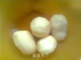 Potato Stew with Purple Beans recipe