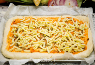 Sea and Land Fresh Pizza-winners of Lezhong Colorful Summer Baking Competition recipe