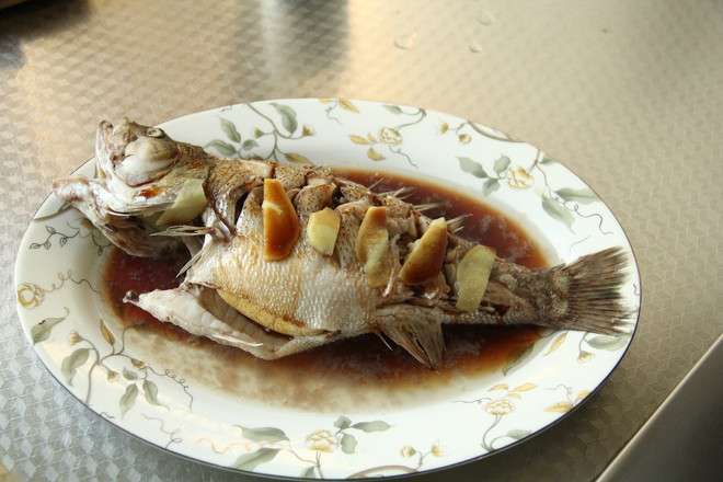 Steamed Sea Bass with Sauce recipe
