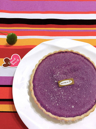 Coconut Milk Purple Potato Pie