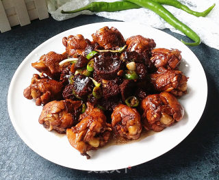 Roasted Chicken Wing Roots with Hericium recipe