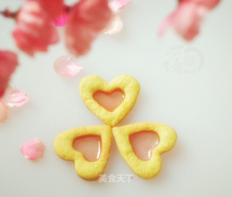 #柏翠大赛#glass Heart Cookies recipe