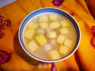 #团圆饭# Apple Cooked Glutinous Rice Balls recipe