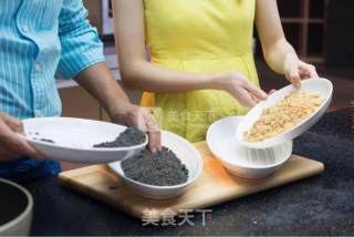 Peanut Sesame Mochi recipe