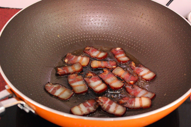 Stir-fried Bacon with Bamboo Shoots recipe