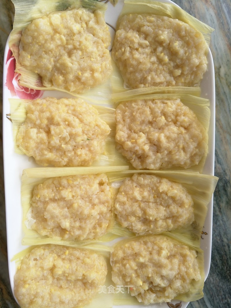 Steamed Corn Paste recipe