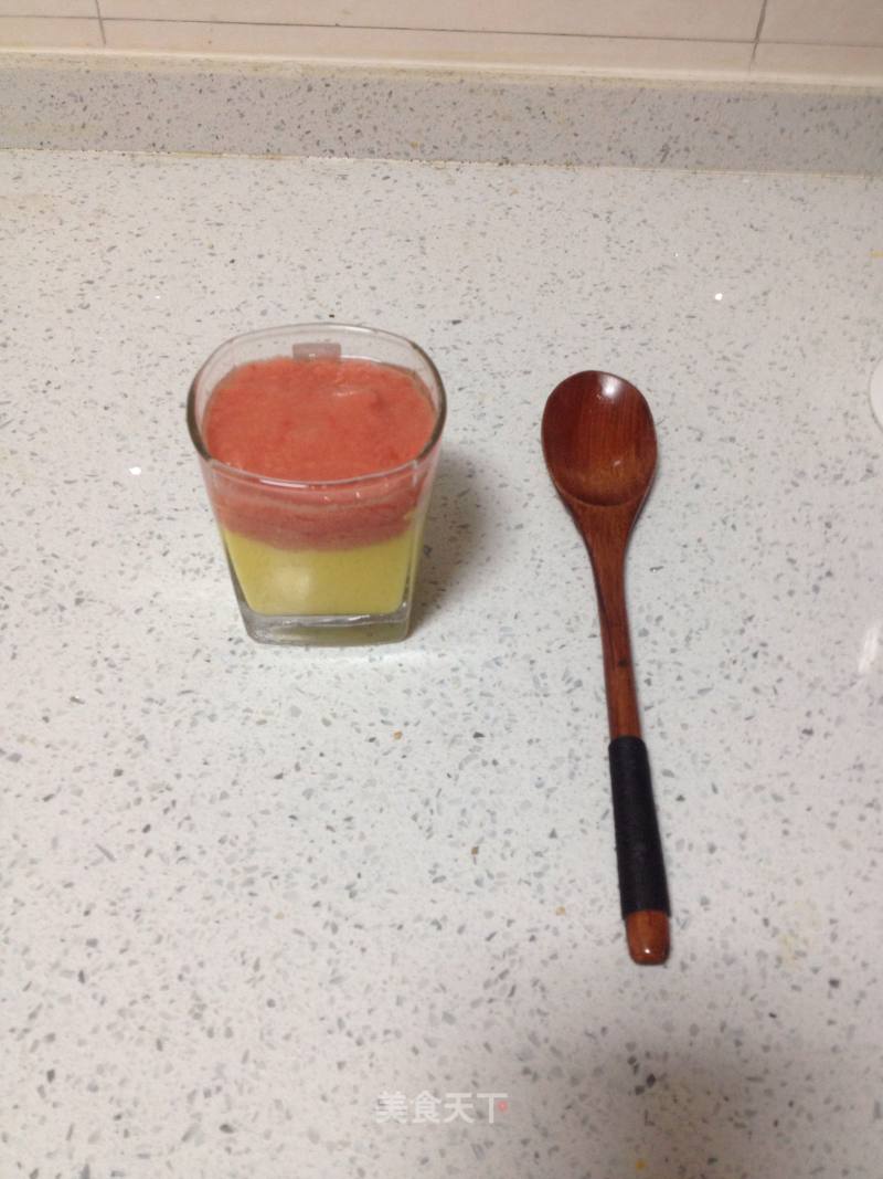 Mango Tomato Two-color Juice recipe